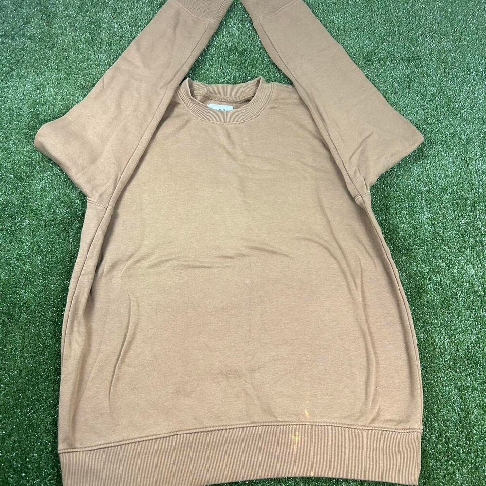 Goodfellow-co Men's Brown and Tan Sweatshirt
